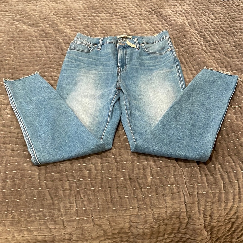 Madewell 10 in skinny high rise jeans